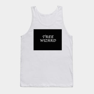 Tree Wizard title slate Tank Top